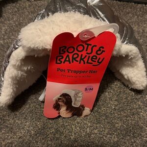 Boots & Barkley Silver and White Pet Trapper Hat